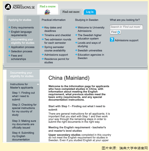 瑞典大學(xué)留學(xué)申請(qǐng)要求有哪些？